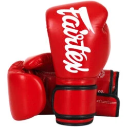 Fairtex Microfibre Red Boxing Gloves