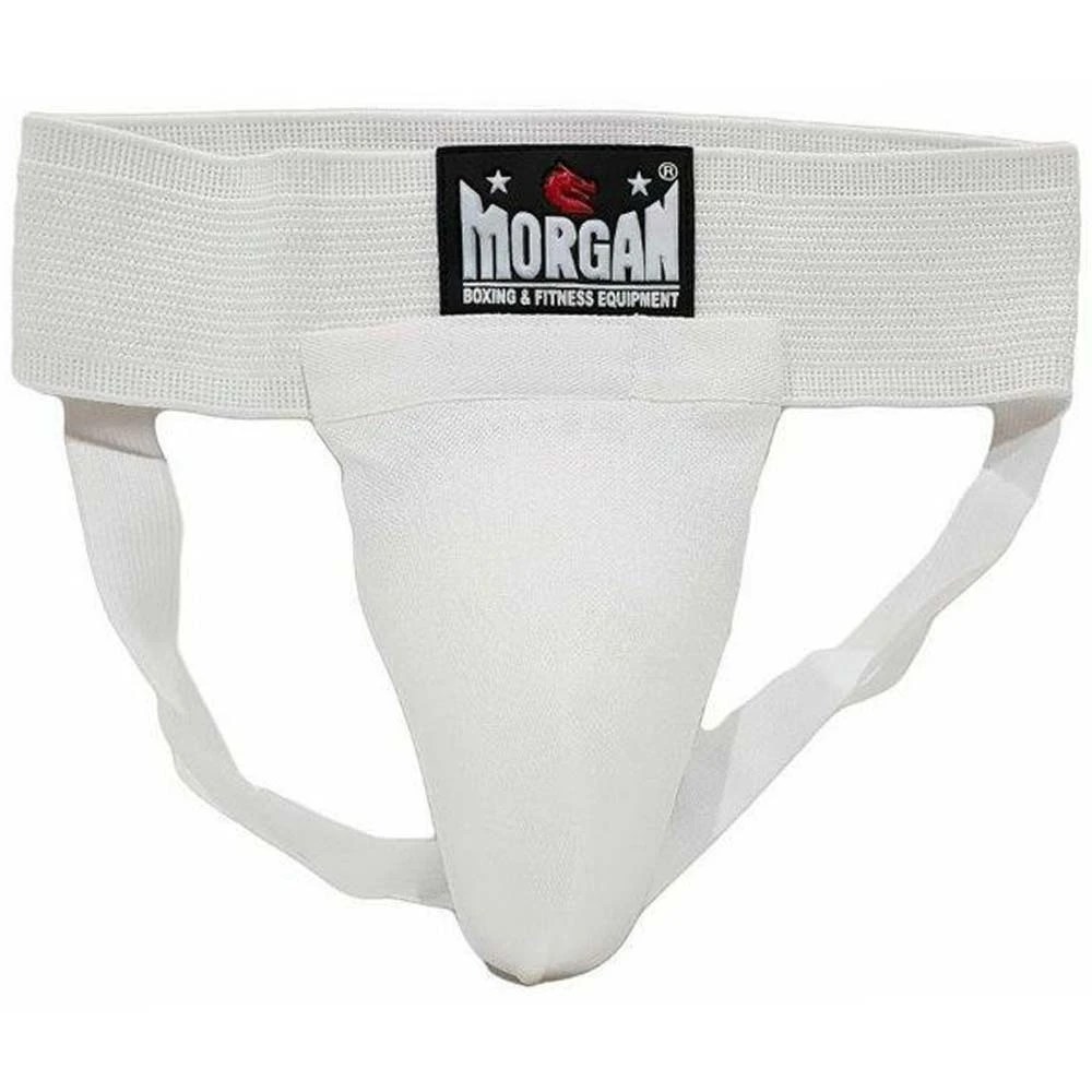 Morgan Classic White Elastic Groin Guard 1 Morgan Classic White Elastic Groin Guard
