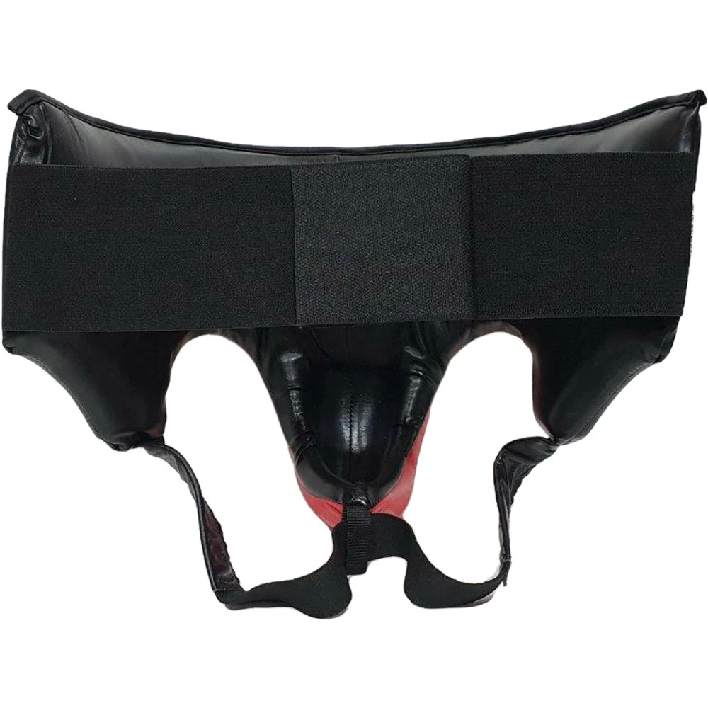 Morgan Platinum Leather Red Abdominal Guard 4 Morgan Platinum Leather Red Abdominal Guard - Image 4