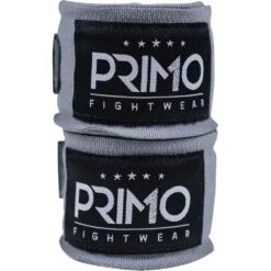 Primo Grey 4m Hand Wraps -Boxing Supplies Shop HW GRY 2