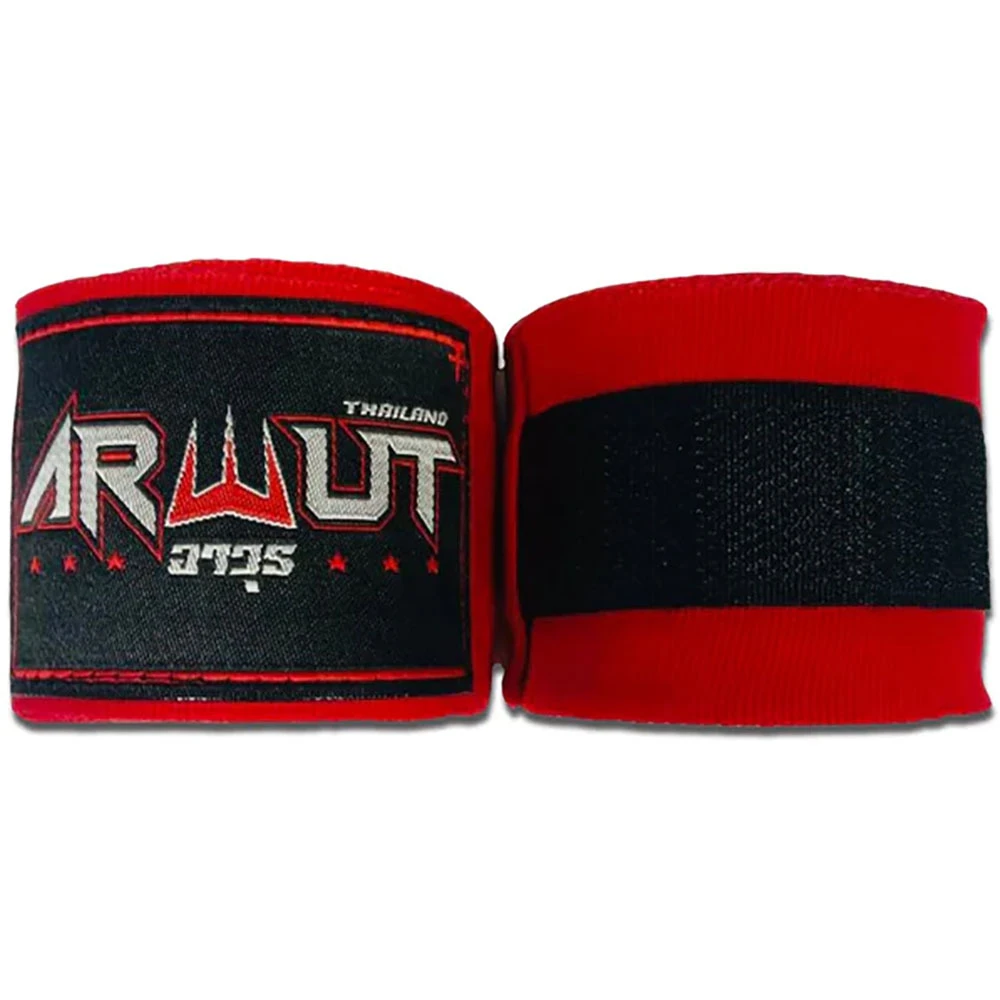 Arwut Fight Gear 4.5m Red Hand Wraps 1 Arwut Fight Gear 4.5m Red Hand Wraps