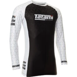 Tatami IBJJF 2022 Ranked White Long Sleeve Rash Guard -Boxing Supplies Shop IBJJF21 LSRG WHT c 2
