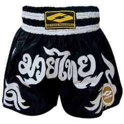 Contender K-7 Black/White Muay Thai Shorts