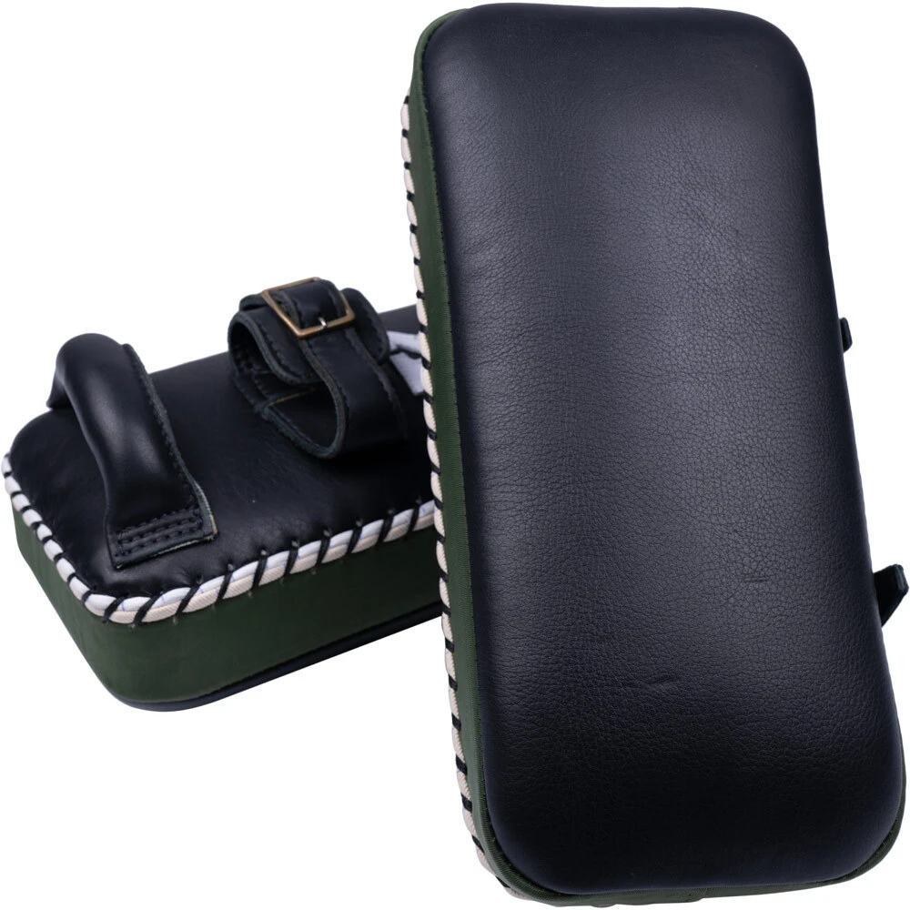 K Muaythai Equipment Classic Double Strap Army Green Thai Pads 3 K Muaythai Equipment Classic Double Strap Army Green Thai Pads - Image 3