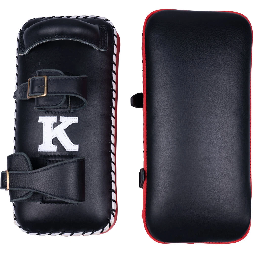 K Muaythai Equipment Classic Double Strap Red Thai Pads 2 K Muaythai Equipment Classic Double Strap Red Thai Pads - Image 2