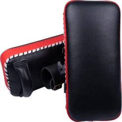 K Muaythai Equipment Classic Double Strap Red Thai Pads 7 K Muaythai Equipment Classic Double Strap Red Thai Pads -Boxing Supplies Shop KDTP BLK RED 2