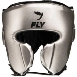 Fly Boxing Knight X Silver/Black Head Gear