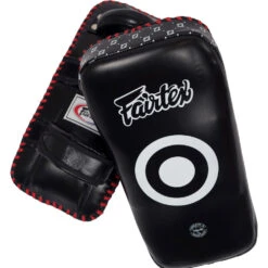 Fairtex &quot;Superior&quot; Black Curved Kicks Pads