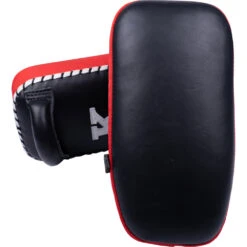 K Muaythai Equipment Classic Single Strap Red Thai Pads -Boxing Supplies Shop KSTP BLK RED 2