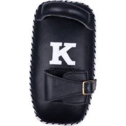 K Muaythai Equipment Classic Single Strap Red Thai Pads -Boxing Supplies Shop KSTP BLK RED 3