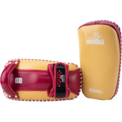 Yokkao Freestyle Mango Standard Leather Kick Pad -Boxing Supplies Shop KYPL FS 21 2