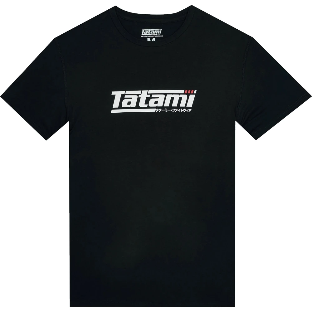 Tatami Logo Black/White Tee 1 Tatami Logo Black/White Tee