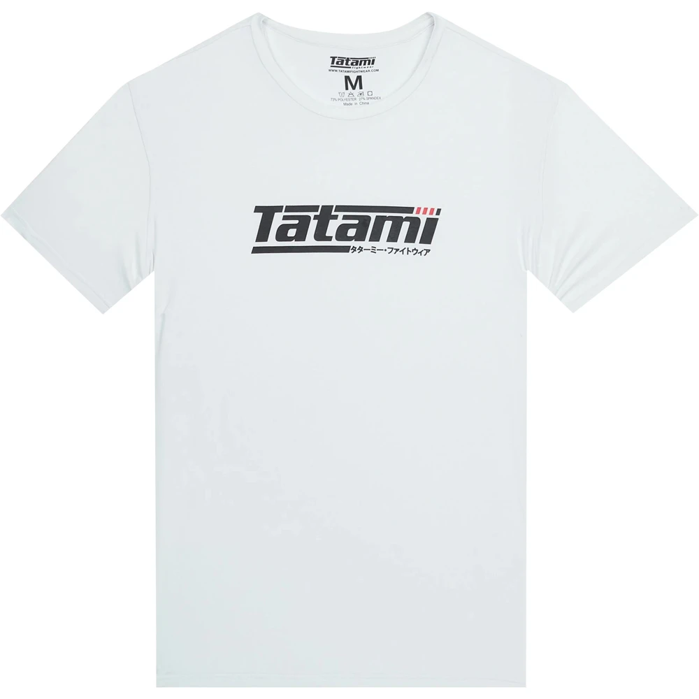 Tatami Logo White/Black Tee 1 Tatami Logo White/Black Tee