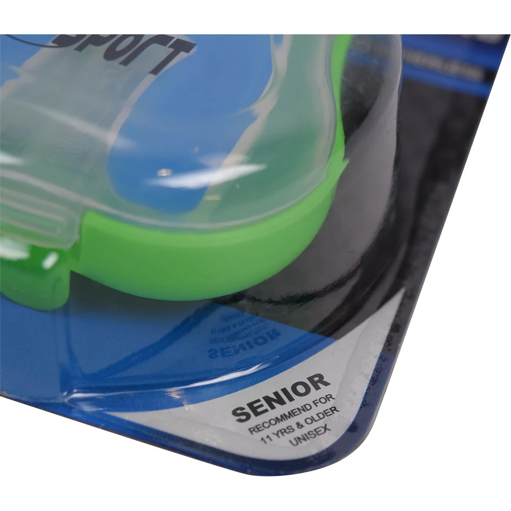 Morgan Sports White/Blue Gel Fit - A+ Protection Mouth Guard 2 Morgan Sports White/Blue Gel Fit - A+ Protection Mouth Guard - Image 2