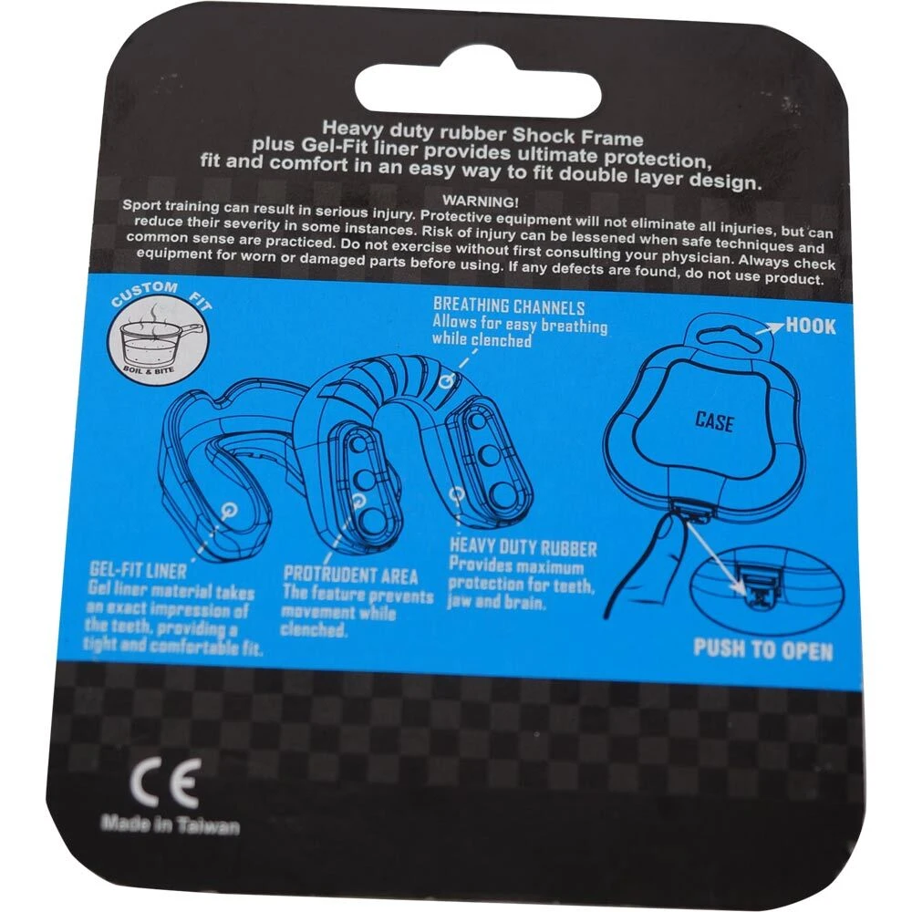 Morgan Sports White/Blue Gel Fit - A+ Protection Mouth Guard 5 Morgan Sports White/Blue Gel Fit - A+ Protection Mouth Guard - Image 5