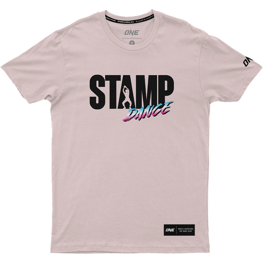 ONEFC Fairtex ''Stamp Dance'' Hot Pink Womens Tee 1 ONEFC Fairtex ''Stamp Dance'' Hot Pink Womens Tee