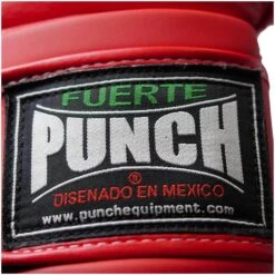 Punch Mexican Fuerte Elite Matte Red Boxing Gloves -Boxing Supplies Shop PBG9EMEXMR c 2