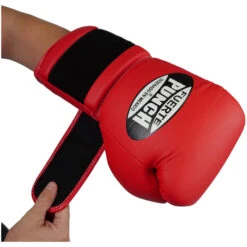 Punch Mexican Fuerte Elite Matte Red Boxing Gloves -Boxing Supplies Shop PBG9EMEXMR c 5