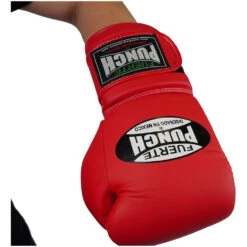 Punch Mexican Fuerte Elite Matte Red Boxing Gloves -Boxing Supplies Shop PBG9EMEXMR c 6