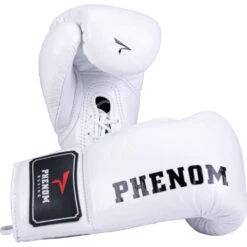 Phenom Boxing RSF-210 White Fight Gloves -Boxing Supplies Shop PBGL RSF210 8 W c 8