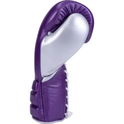 Phenom Boxing SG-202 Metalic Purple/Silver Lace Sparring Gloves -Boxing Supplies Shop PBGL SG202 16 MPR S c 2