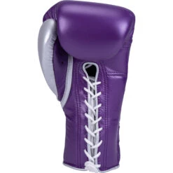 Phenom Boxing SG-202 Metalic Purple/Silver Lace Sparring Gloves -Boxing Supplies Shop PBGL SG202 16 MPR S c 3