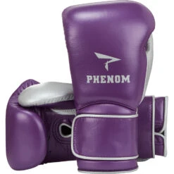Phenom Boxing SG-202S Metalic Purple/Silver Velcro Sparring Gloves