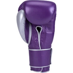 Phenom Boxing SG-202S Metalic Purple/Silver Velcro Sparring Gloves -Boxing Supplies Shop PBGL SG202S 16 MPR S c 3