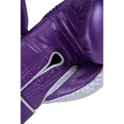 Phenom Boxing SG-202S Metalic Purple/Silver Velcro Sparring Gloves -Boxing Supplies Shop PBGL SG202S 16 MPR S c 6