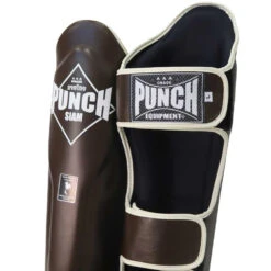 Punch Siam Brown Shin Pads 5 Punch Siam Brown Shin Pads -Boxing Supplies Shop PSPSIAMCW c 2