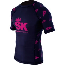 Suave Kimonos Cab. V2 Purple Short Sleeve Rash Guard