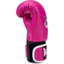 Raja Boxing Standard Pink Velcro Boxing Gloves -Boxing Supplies Shop RBGV 1 PNK c 4