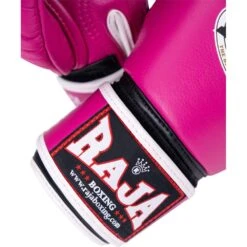 Raja Boxing Standard Pink Velcro Boxing Gloves -Boxing Supplies Shop RBGV 1 PNK c 8