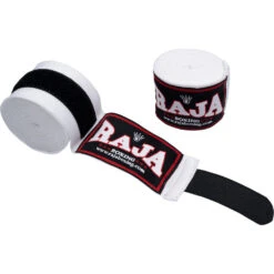 Raja Boxing White 4.5m Elastic Hand Wraps