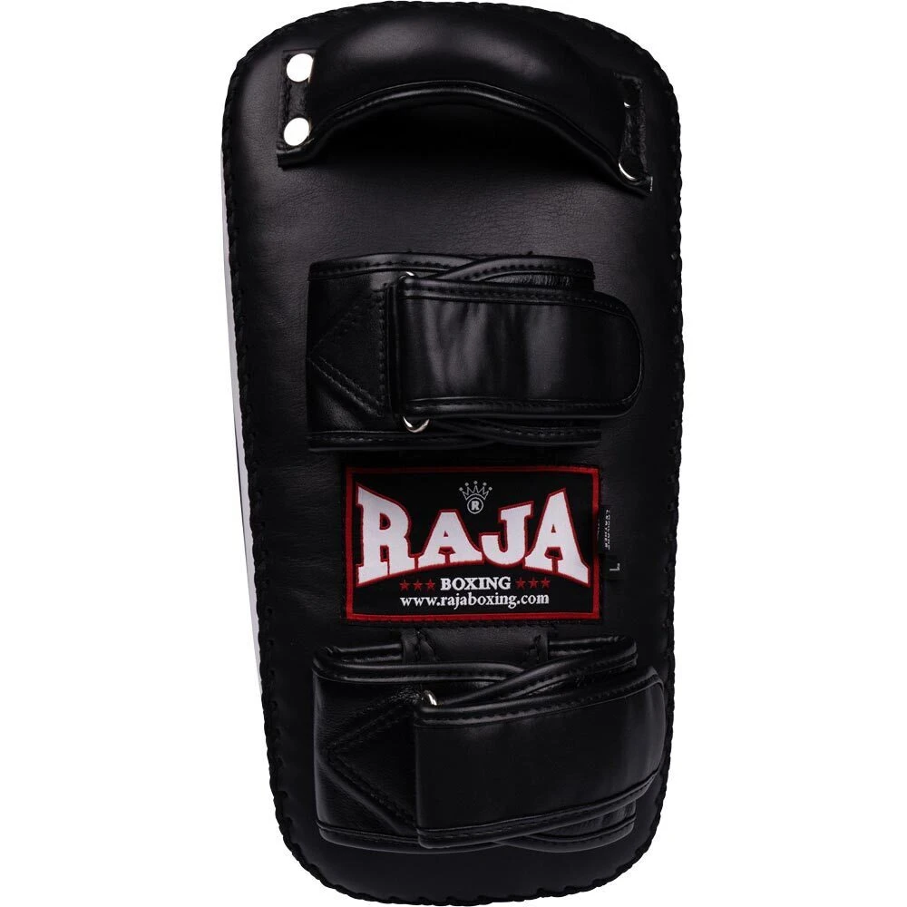 Raja Boxing Black Curved Velcro Thai Kicking Pad 3 Raja Boxing Black Curved Velcro Thai Kicking Pad - Image 3