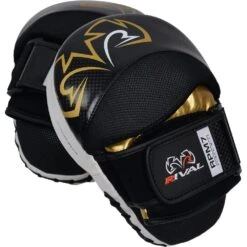 Rival RPM7 Fitness Plus Black/Gold Punch Mitts -Boxing Supplies Shop RPM7 Black Gold 5