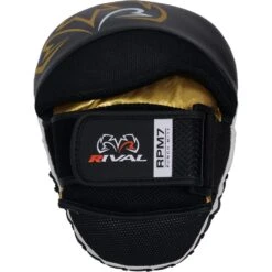 Rival RPM7 Fitness Plus Black/Gold Punch Mitts -Boxing Supplies Shop RPM7 Black Gold 6