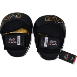 Rival RPM7 Fitness Plus Black/Gold Punch Mitts -Boxing Supplies Shop RPM7 Black Gold 8