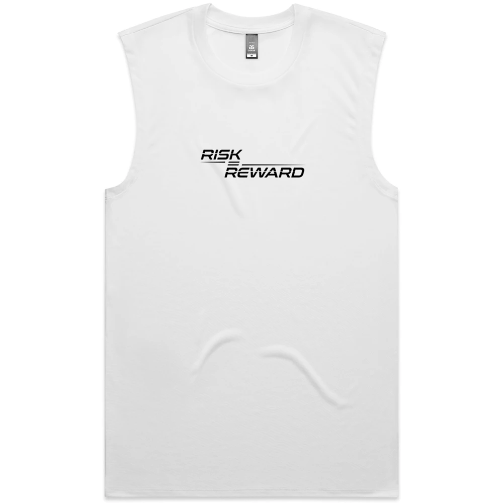 Risk Equals Reward White Tank Top 1 Risk Equals Reward White Tank Top