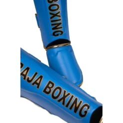 Raja Boxing Sky Blue Light Weight Slim Shin Guards -Boxing Supplies Shop RSP LS SBL c 5