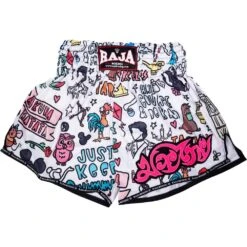 Raja Boxing Cartoon Art Muay Thai Shorts