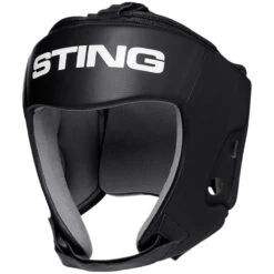 Sting Orion Gel Black Open Face Head Gear