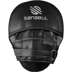 Sanabul Essential Metallic Silver Punch Mitts -Boxing Supplies Shop SAN 303 2
