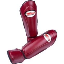 Twins Slim-Fit Maroon Shin Guards