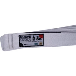 Suave Kimonos White BJJ Belt -Boxing Supplies Shop SV ADULTBJJBELT c 2