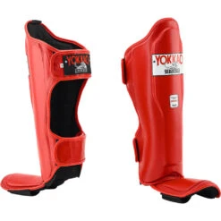 Yokkao Matrix Red Kids Shin Guards -Boxing Supplies Shop SYGLK X 2 c 2