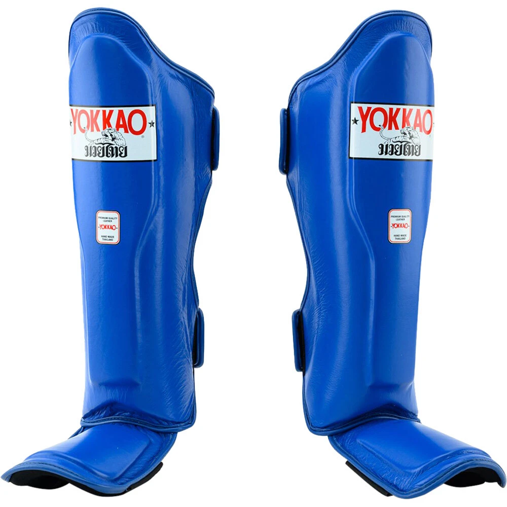 Yokkao Matrix Blue Kids Shin Guards 2 Yokkao Matrix Blue Kids Shin Guards - Image 2
