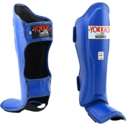 Yokkao Matrix Blue Kids Shin Guards 5 Yokkao Matrix Blue Kids Shin Guards -Boxing Supplies Shop SYGLK X 3 c 2