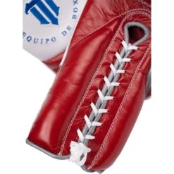 Boxeo TM Special Edition White/Red Lace Up Training Gloves 17 Boxeo TM Special Edition White/Red Lace Up Training Gloves -Boxing Supplies Shop TMSG LC WHRD c 8
