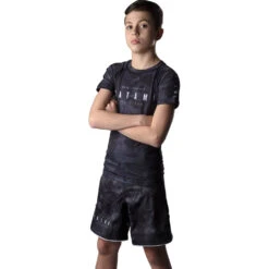 Tatami Stealth Kids Short Sleeve Rash Guard -Boxing Supplies Shop TT SSS RASHGUARDY c 3